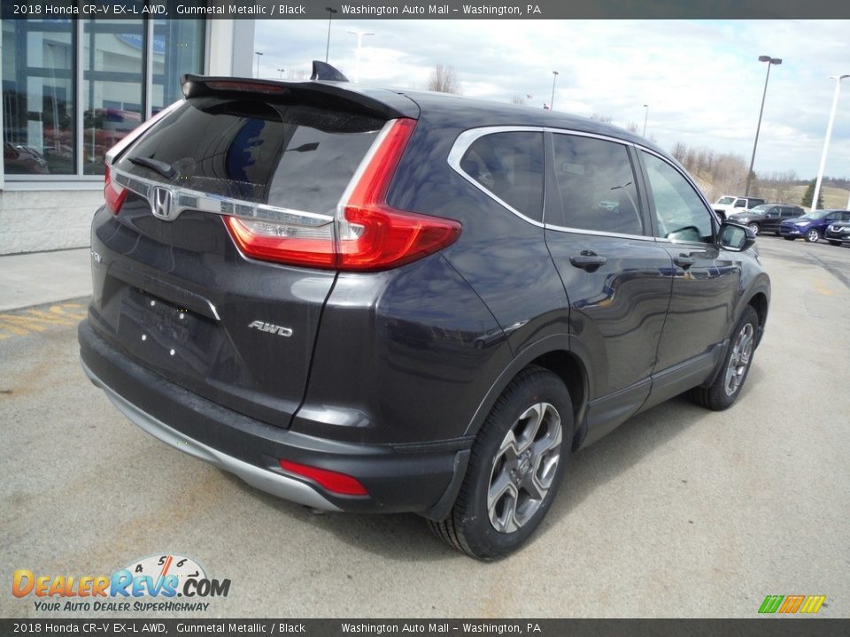 2018 Honda CR-V EX-L AWD Gunmetal Metallic / Black Photo #11