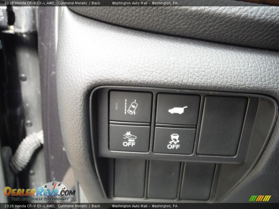2018 Honda CR-V EX-L AWD Gunmetal Metallic / Black Photo #17