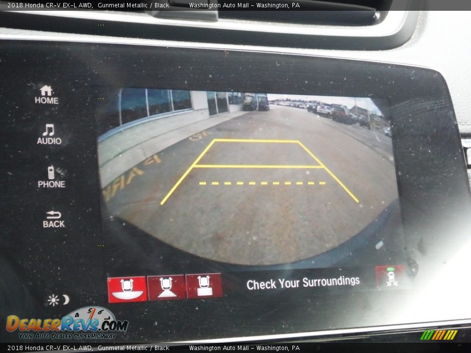 2018 Honda CR-V EX-L AWD Gunmetal Metallic / Black Photo #25