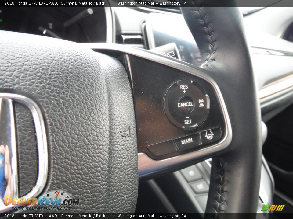 2018 Honda CR-V EX-L AWD Gunmetal Metallic / Black Photo #29
