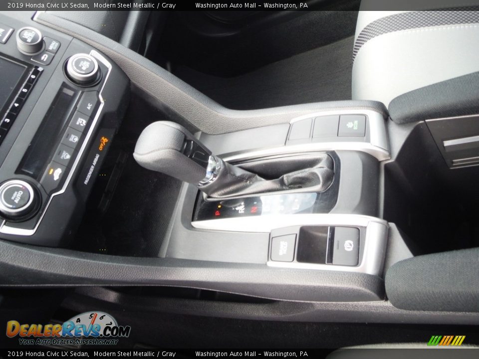 2019 Honda Civic LX Sedan Modern Steel Metallic / Gray Photo #15