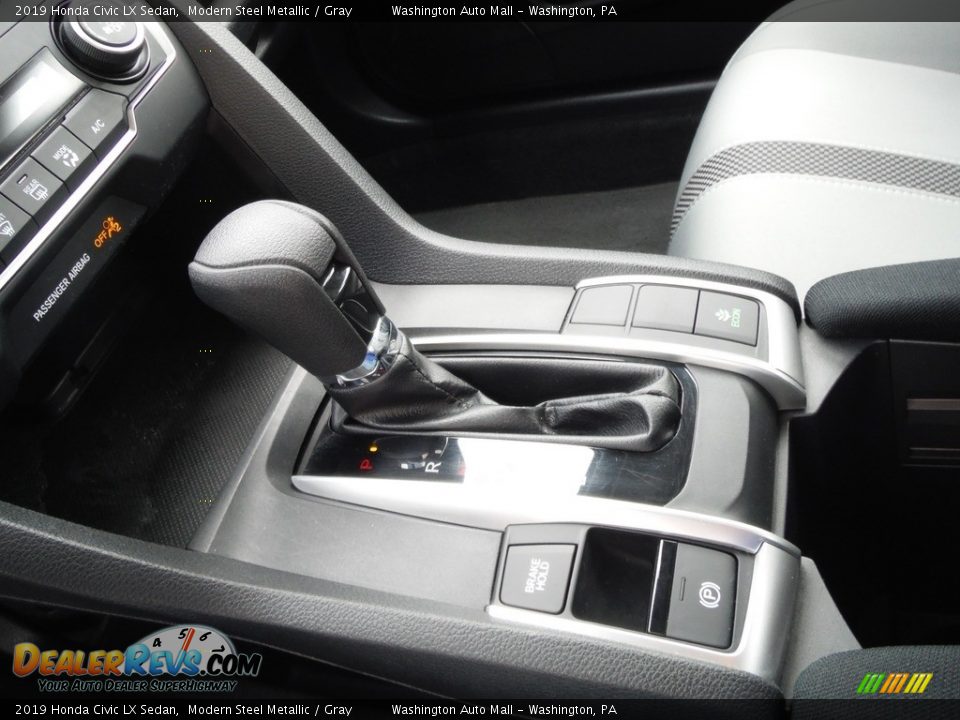 2019 Honda Civic LX Sedan Modern Steel Metallic / Gray Photo #23