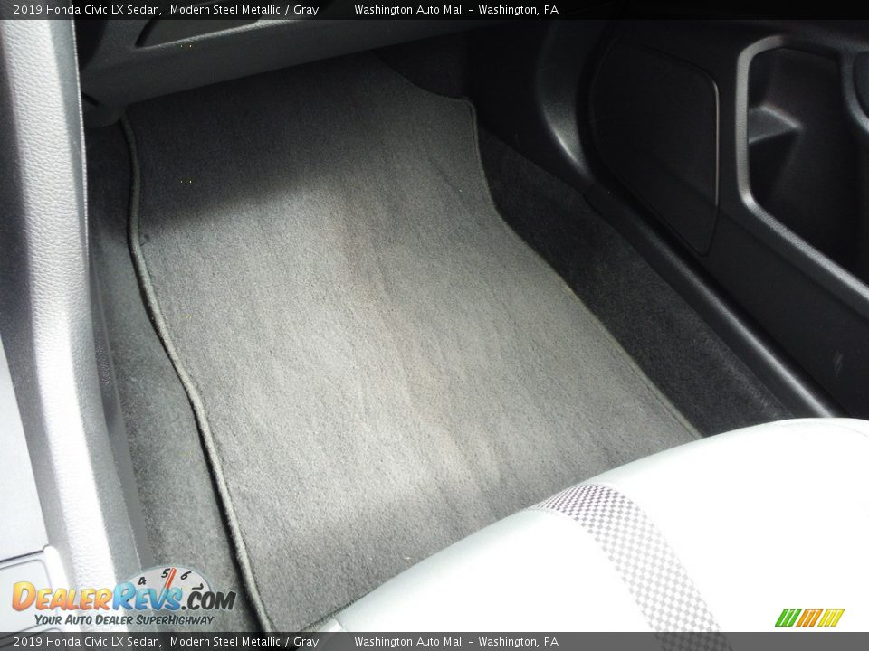 2019 Honda Civic LX Sedan Modern Steel Metallic / Gray Photo #24