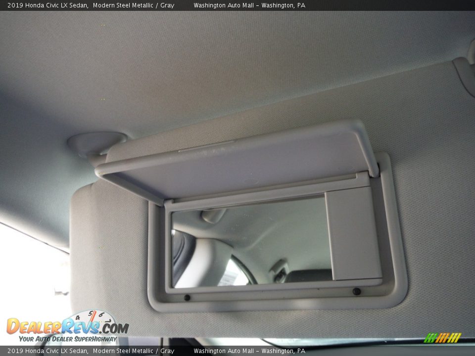 2019 Honda Civic LX Sedan Modern Steel Metallic / Gray Photo #25