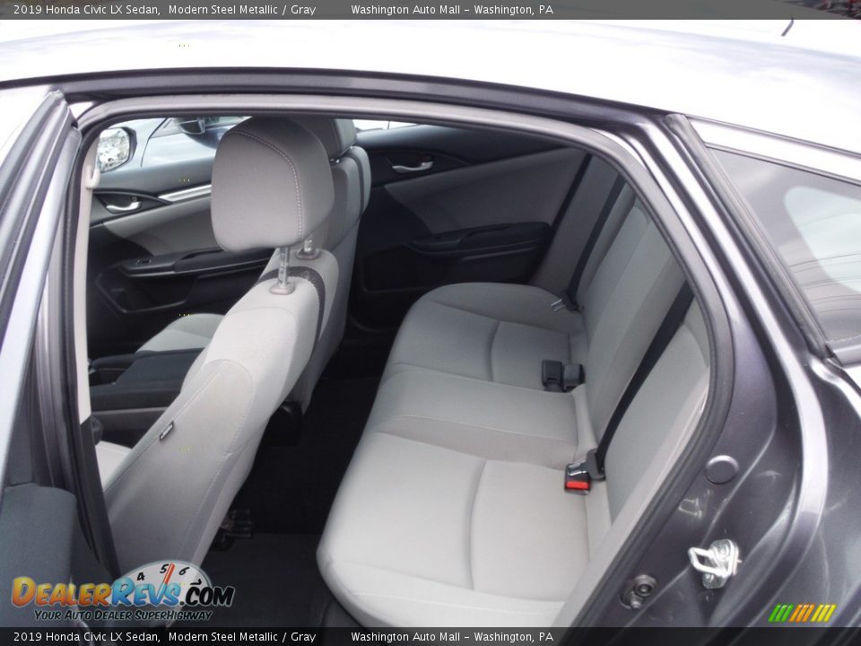 2019 Honda Civic LX Sedan Modern Steel Metallic / Gray Photo #26