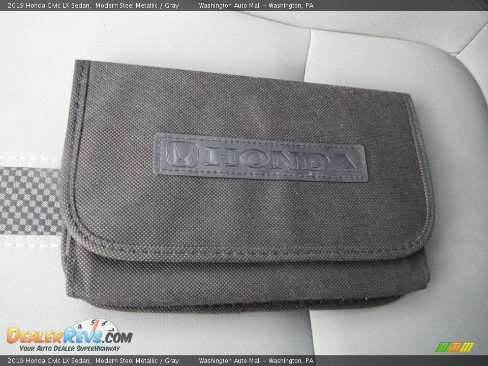 2019 Honda Civic LX Sedan Modern Steel Metallic / Gray Photo #27