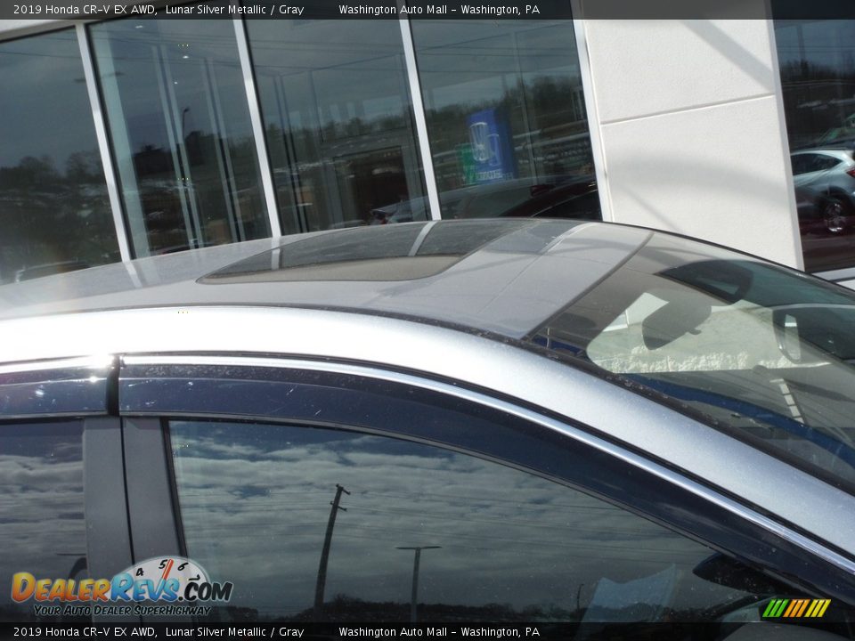 2019 Honda CR-V EX AWD Lunar Silver Metallic / Gray Photo #4