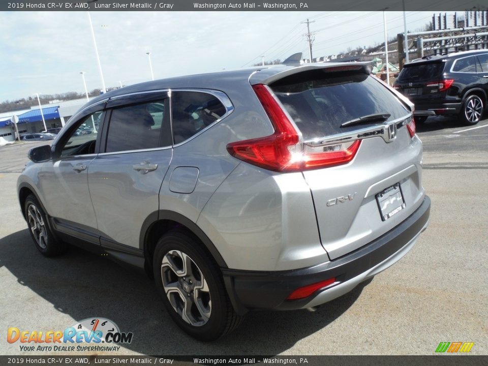2019 Honda CR-V EX AWD Lunar Silver Metallic / Gray Photo #9