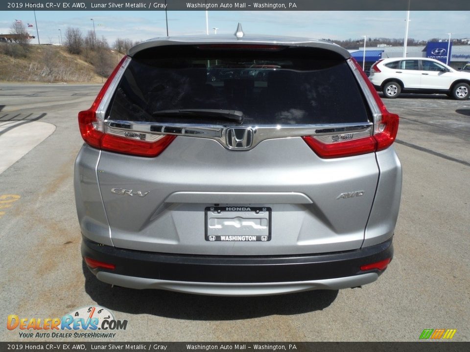 2019 Honda CR-V EX AWD Lunar Silver Metallic / Gray Photo #10