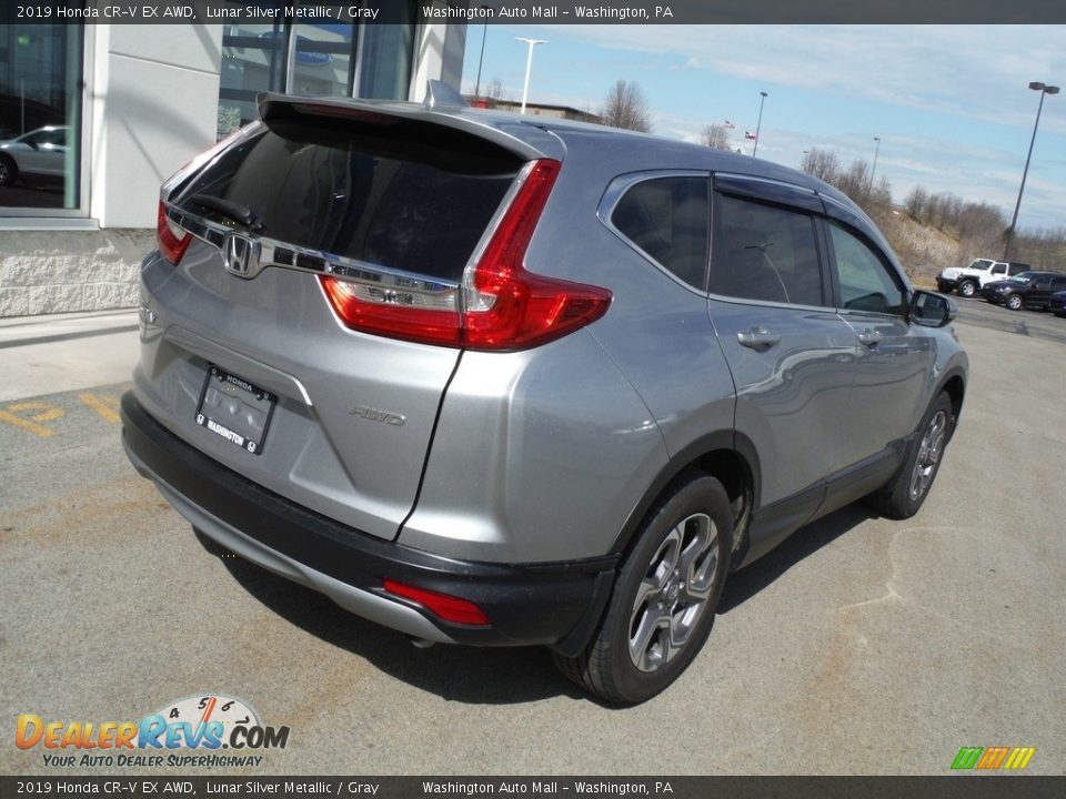2019 Honda CR-V EX AWD Lunar Silver Metallic / Gray Photo #11