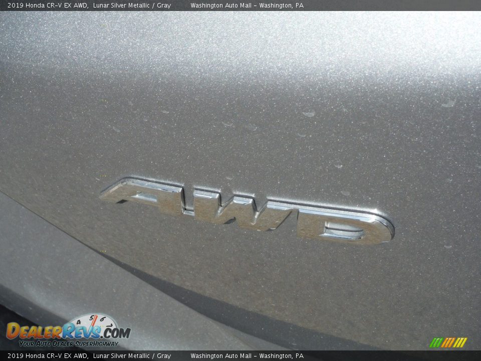 2019 Honda CR-V EX AWD Lunar Silver Metallic / Gray Photo #12