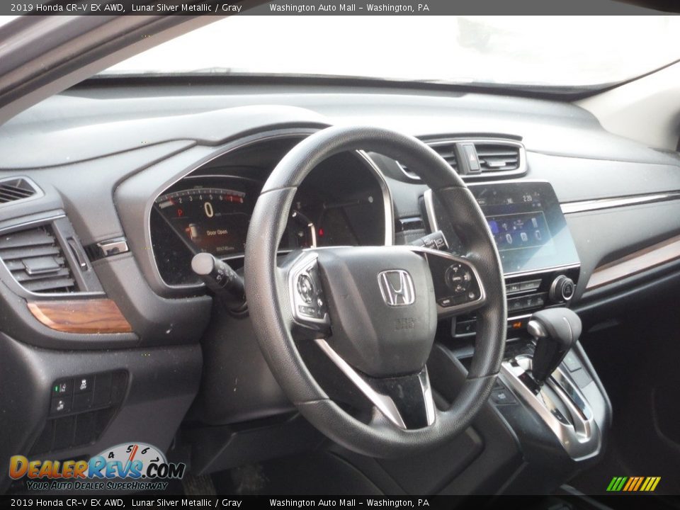 2019 Honda CR-V EX AWD Lunar Silver Metallic / Gray Photo #15