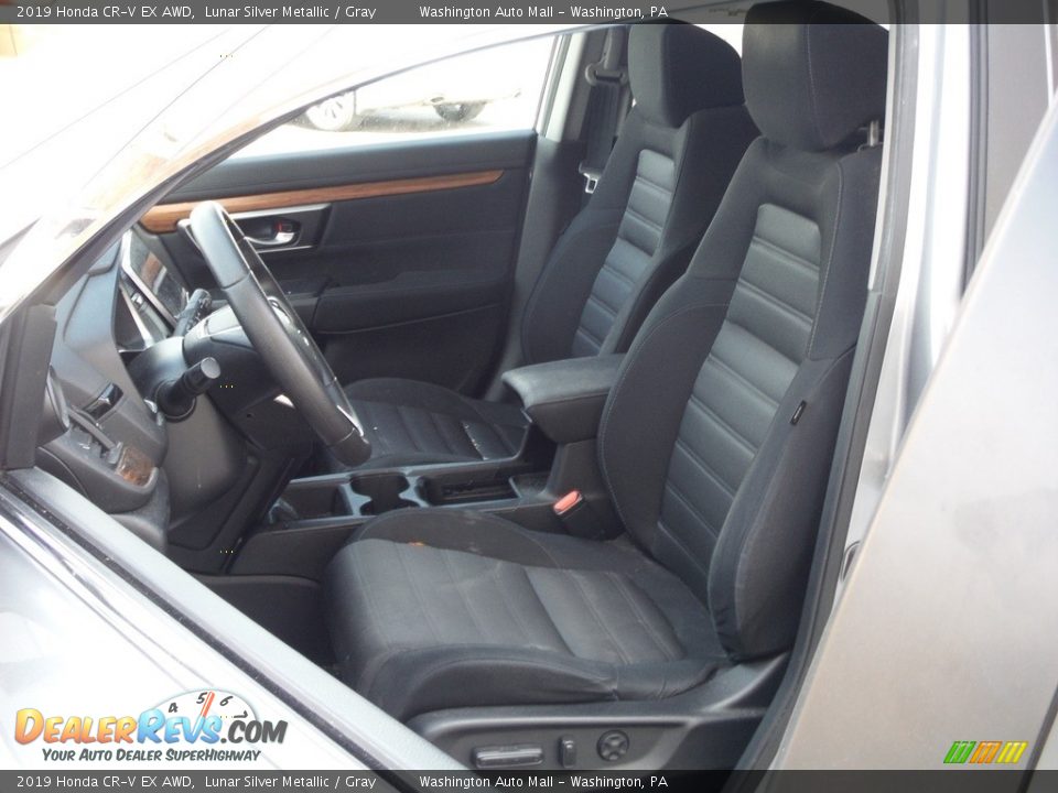 2019 Honda CR-V EX AWD Lunar Silver Metallic / Gray Photo #16