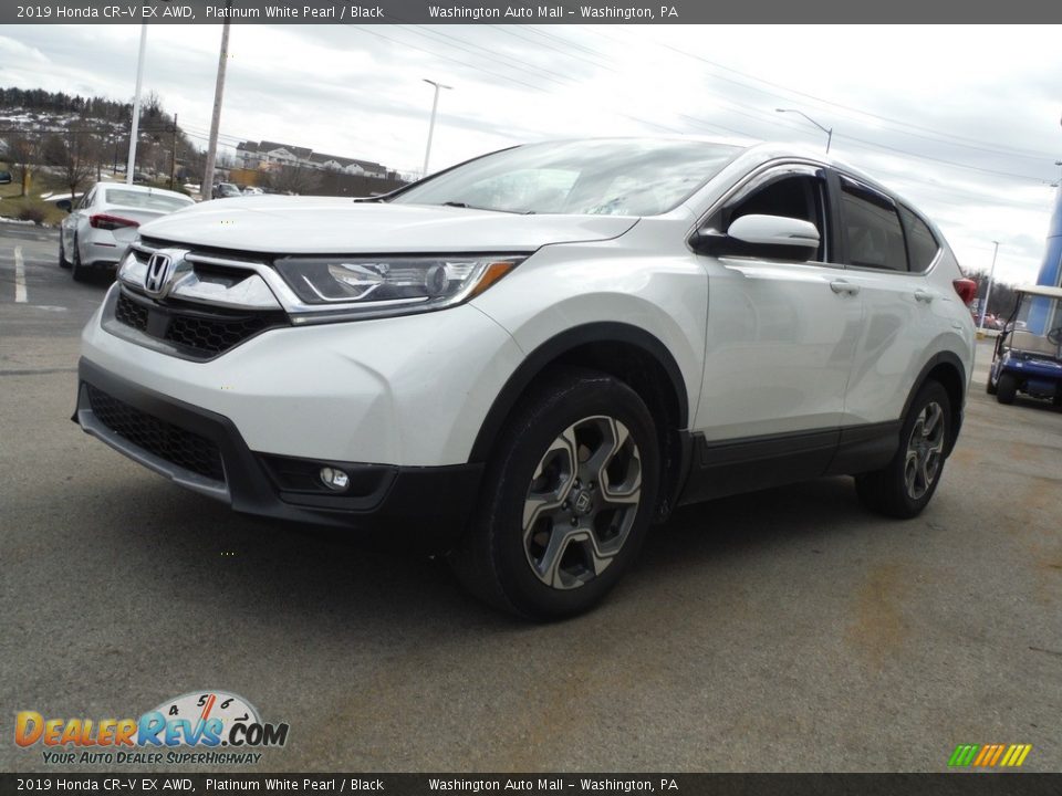 2019 Honda CR-V EX AWD Platinum White Pearl / Black Photo #6