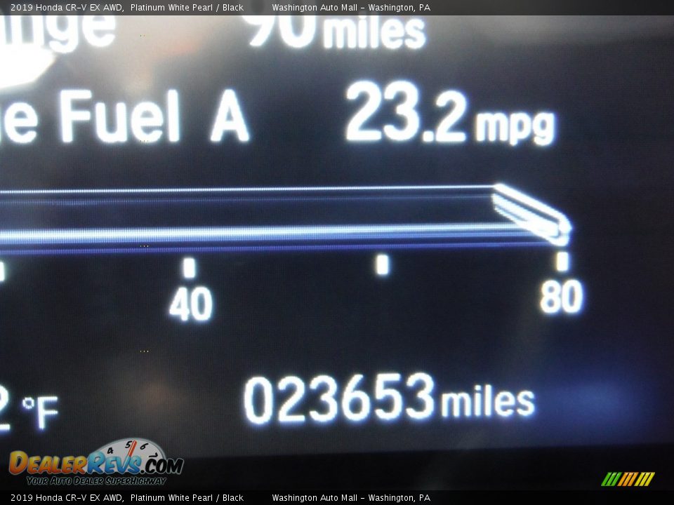 2019 Honda CR-V EX AWD Platinum White Pearl / Black Photo #32