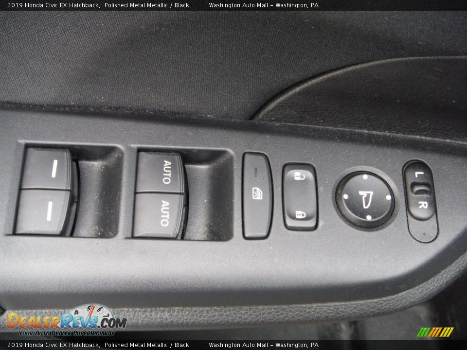 2019 Honda Civic EX Hatchback Polished Metal Metallic / Black Photo #12