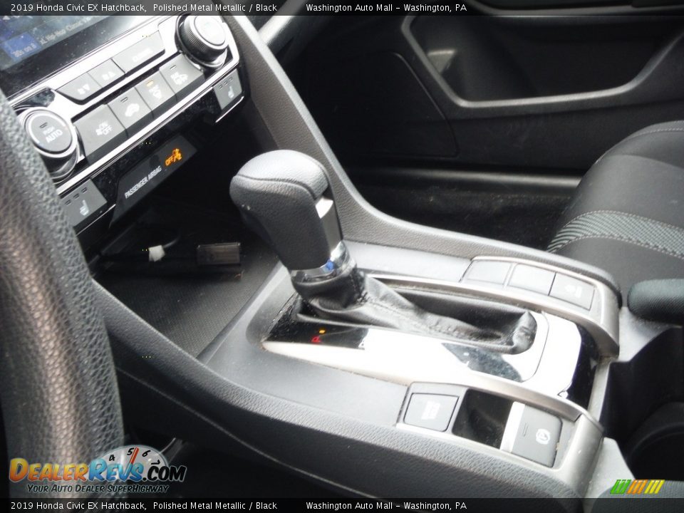 2019 Honda Civic EX Hatchback Polished Metal Metallic / Black Photo #15