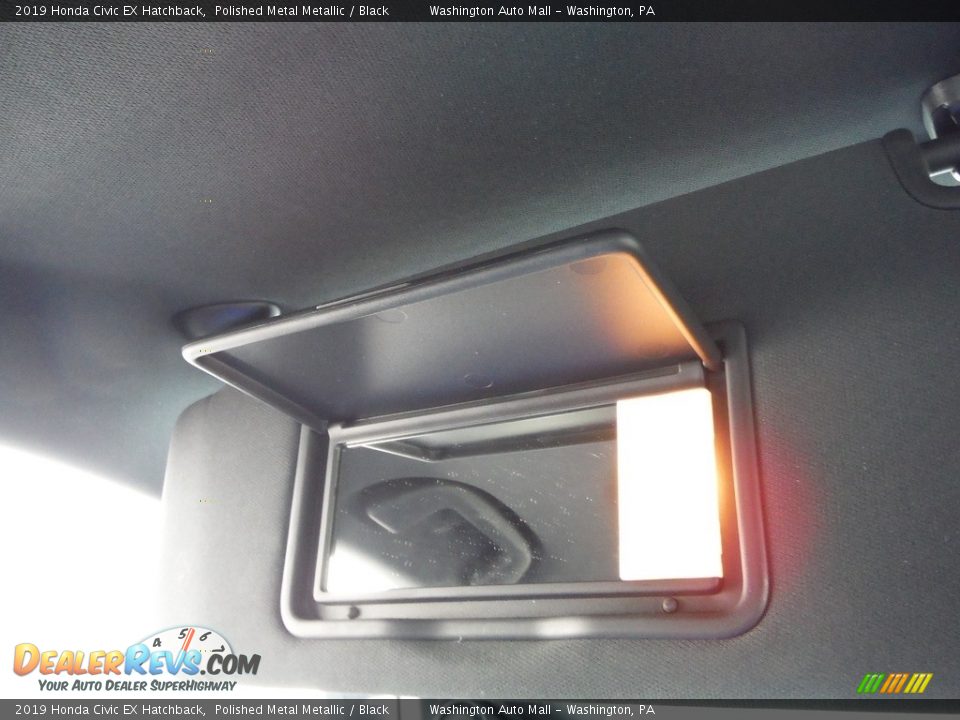 2019 Honda Civic EX Hatchback Polished Metal Metallic / Black Photo #26