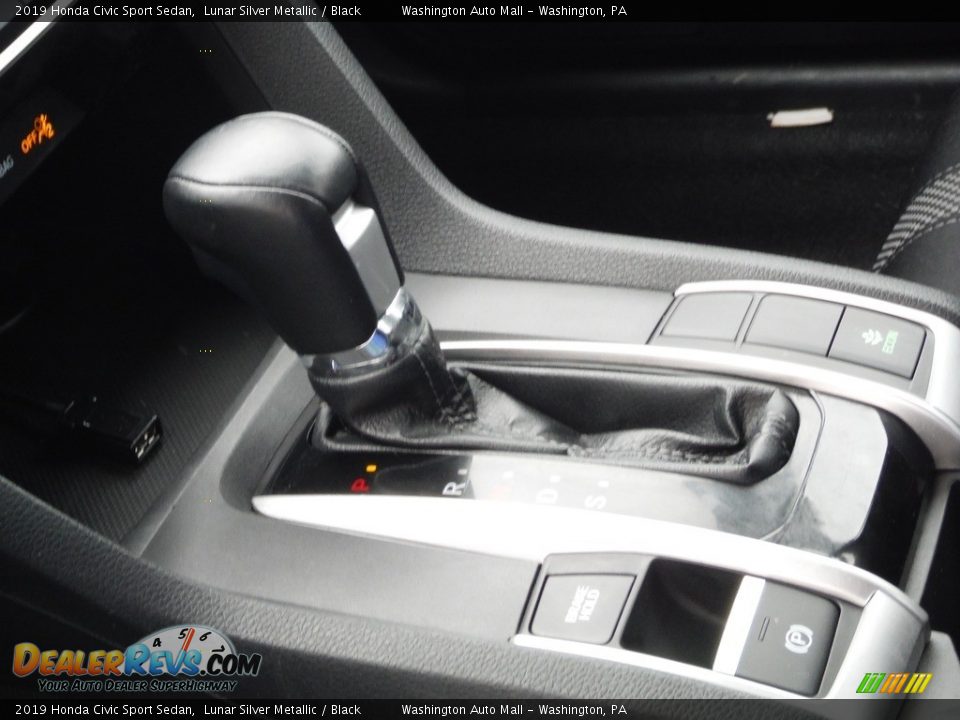 2019 Honda Civic Sport Sedan Lunar Silver Metallic / Black Photo #15