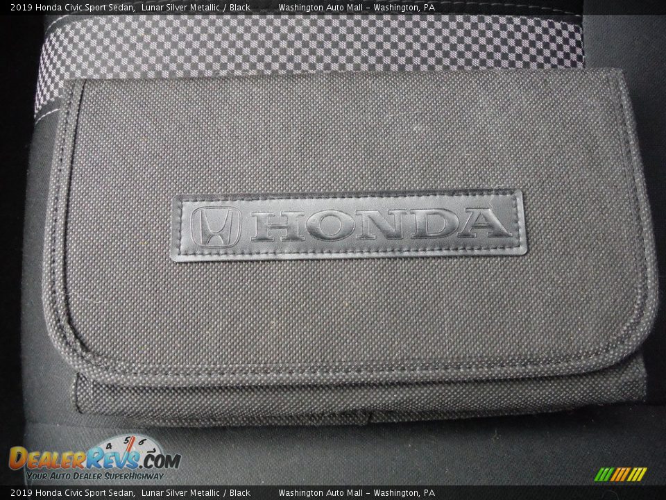 2019 Honda Civic Sport Sedan Lunar Silver Metallic / Black Photo #26