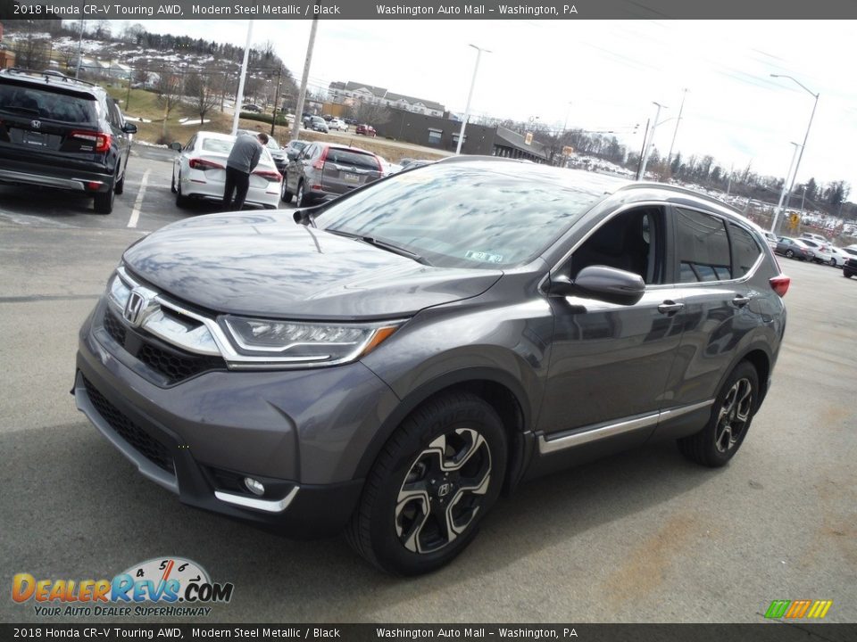 2018 Honda CR-V Touring AWD Modern Steel Metallic / Black Photo #6