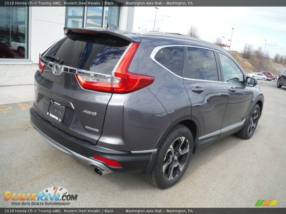 2018 Honda CR-V Touring AWD Modern Steel Metallic / Black Photo #11