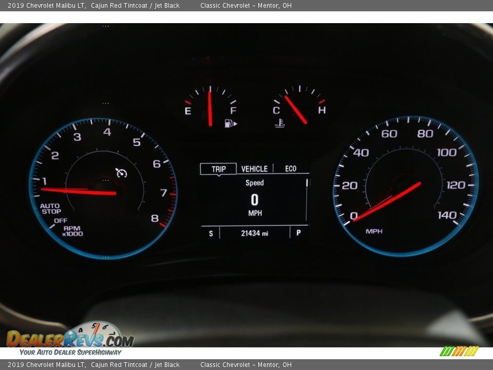 2019 Chevrolet Malibu LT Cajun Red Tintcoat / Jet Black Photo #8