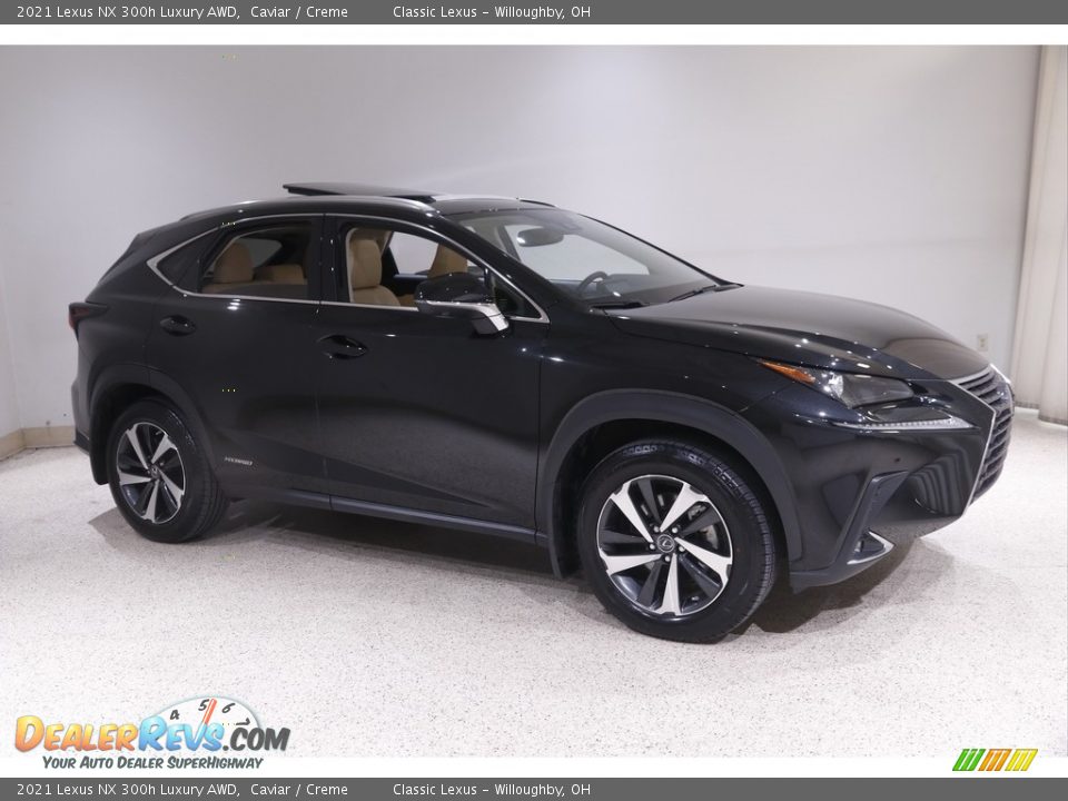 2021 Lexus NX 300h Luxury AWD Caviar / Creme Photo #1