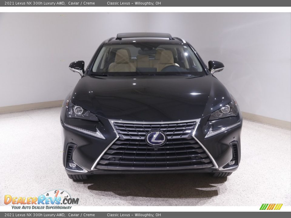 2021 Lexus NX 300h Luxury AWD Caviar / Creme Photo #2