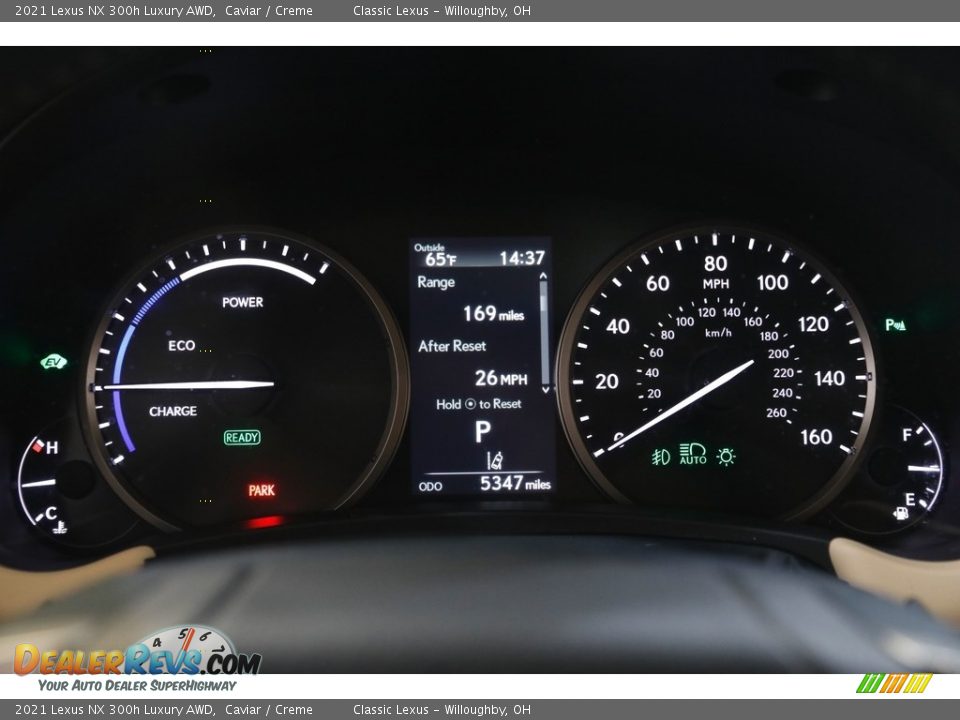 2021 Lexus NX 300h Luxury AWD Gauges Photo #8