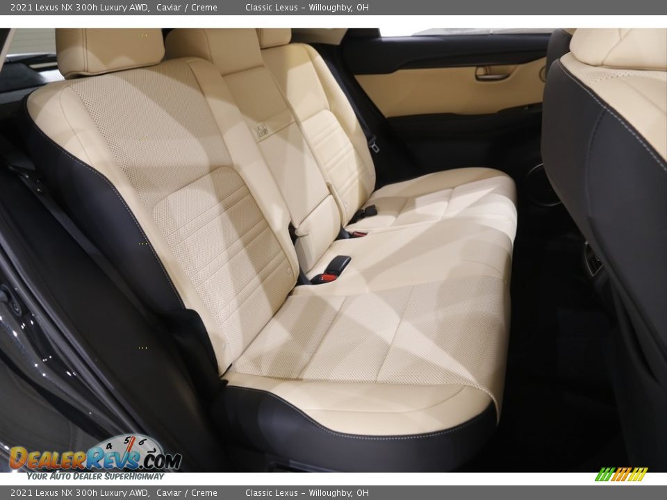 Rear Seat of 2021 Lexus NX 300h Luxury AWD Photo #18