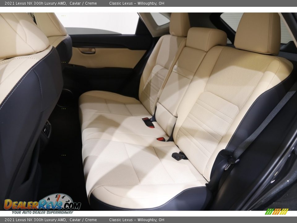 Rear Seat of 2021 Lexus NX 300h Luxury AWD Photo #19