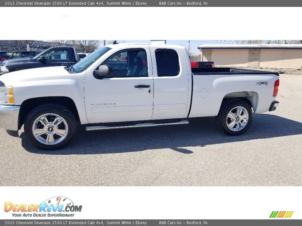 2013 Chevrolet Silverado 1500 LT Extended Cab 4x4 Summit White / Ebony Photo #6