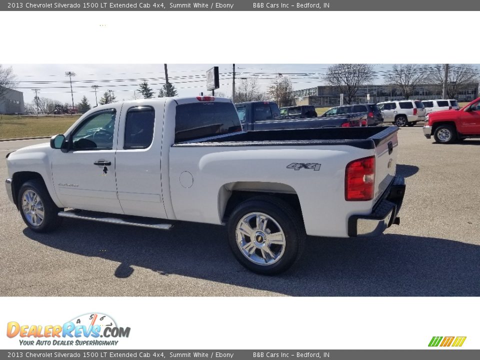 2013 Chevrolet Silverado 1500 LT Extended Cab 4x4 Summit White / Ebony Photo #7