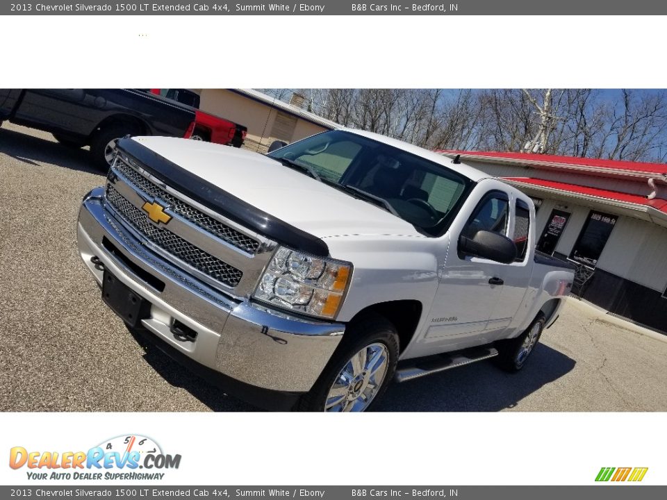 2013 Chevrolet Silverado 1500 LT Extended Cab 4x4 Summit White / Ebony Photo #25