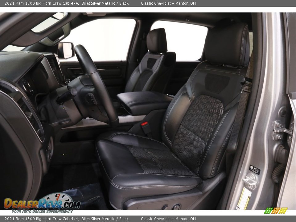 2021 Ram 1500 Big Horn Crew Cab 4x4 Billet Silver Metallic / Black Photo #5