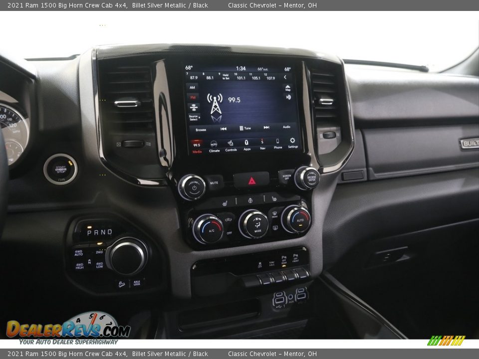2021 Ram 1500 Big Horn Crew Cab 4x4 Billet Silver Metallic / Black Photo #9