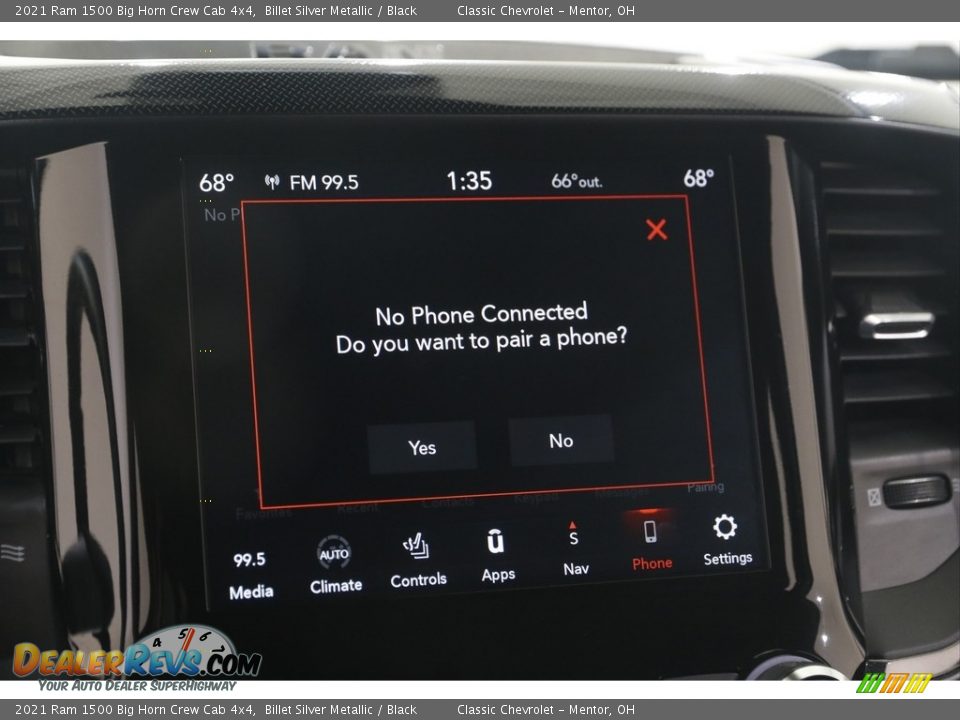 2021 Ram 1500 Big Horn Crew Cab 4x4 Billet Silver Metallic / Black Photo #13