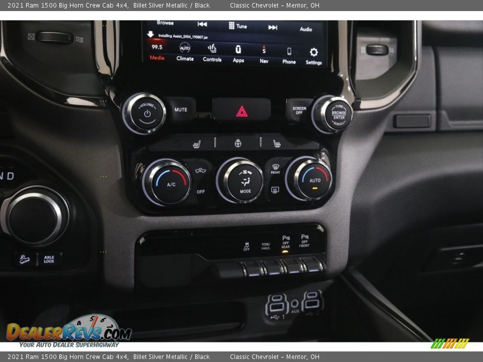 2021 Ram 1500 Big Horn Crew Cab 4x4 Billet Silver Metallic / Black Photo #14