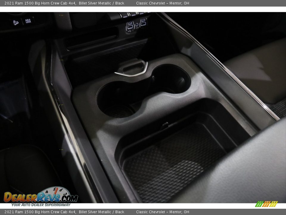 2021 Ram 1500 Big Horn Crew Cab 4x4 Billet Silver Metallic / Black Photo #16