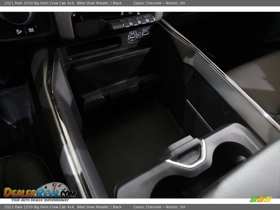 2021 Ram 1500 Big Horn Crew Cab 4x4 Billet Silver Metallic / Black Photo #17