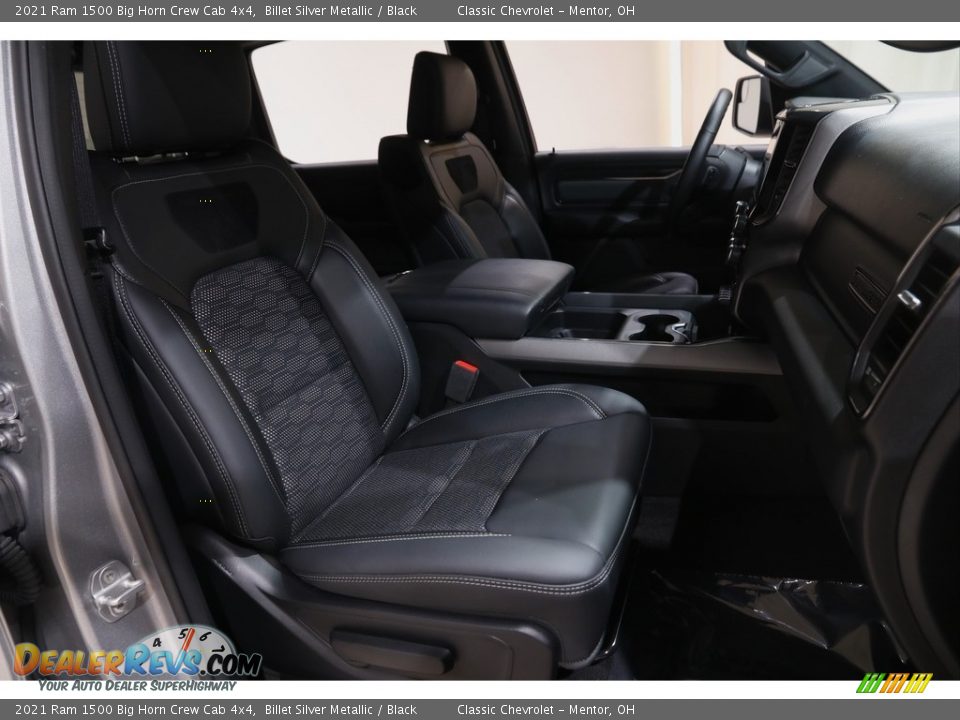 2021 Ram 1500 Big Horn Crew Cab 4x4 Billet Silver Metallic / Black Photo #18