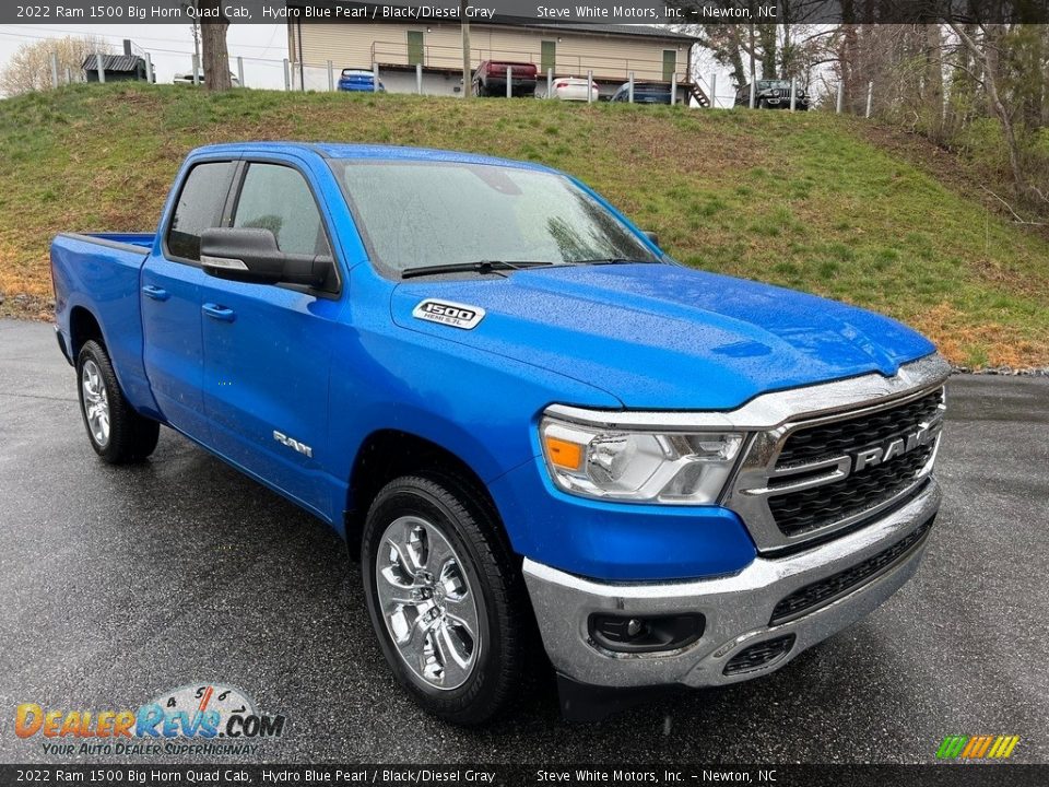 Front 3/4 View of 2022 Ram 1500 Big Horn Quad Cab Photo #4