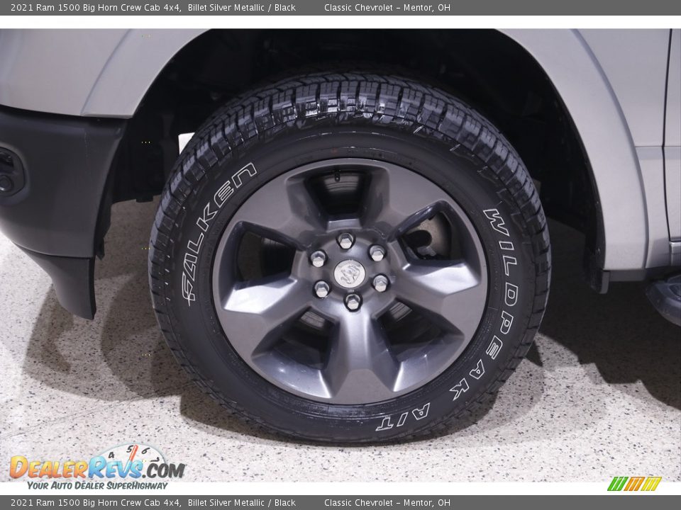 2021 Ram 1500 Big Horn Crew Cab 4x4 Billet Silver Metallic / Black Photo #23
