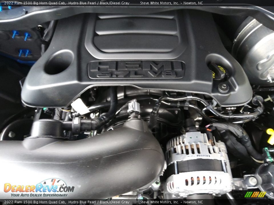 2022 Ram 1500 Big Horn Quad Cab 5.7 Liter OHV HEMI 16-Valve VVT MDS V8 Engine Photo #10