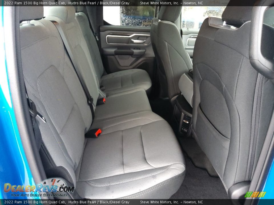 Rear Seat of 2022 Ram 1500 Big Horn Quad Cab Photo #16