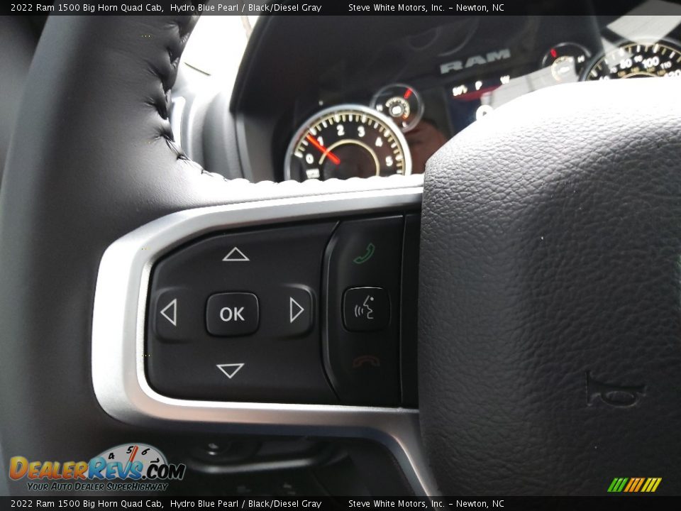 2022 Ram 1500 Big Horn Quad Cab Steering Wheel Photo #19