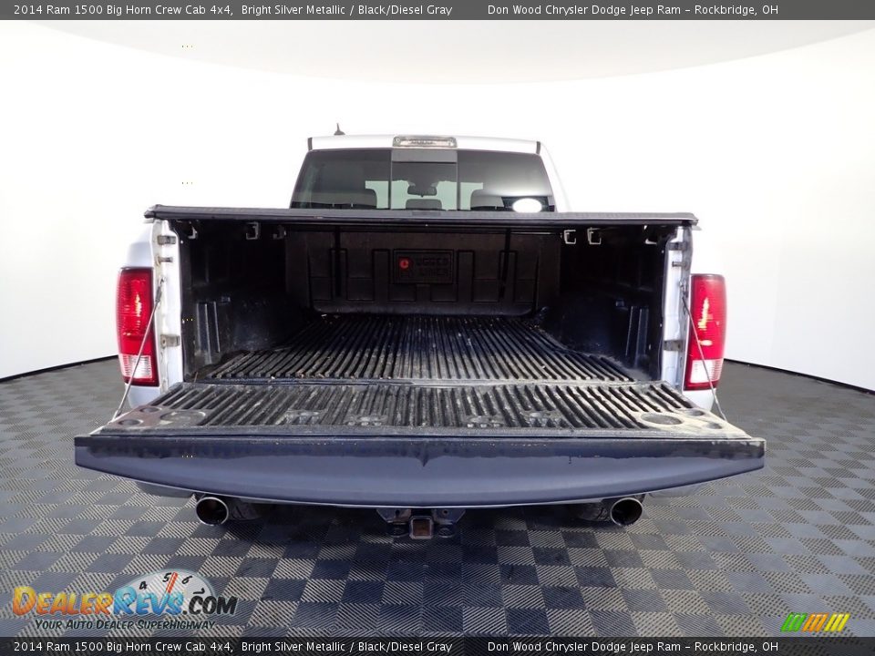 2014 Ram 1500 Big Horn Crew Cab 4x4 Bright Silver Metallic / Black/Diesel Gray Photo #10