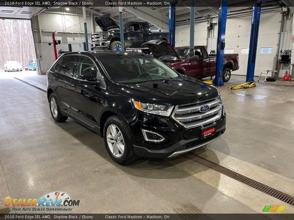 2018 Ford Edge SEL AWD Shadow Black / Ebony Photo #3