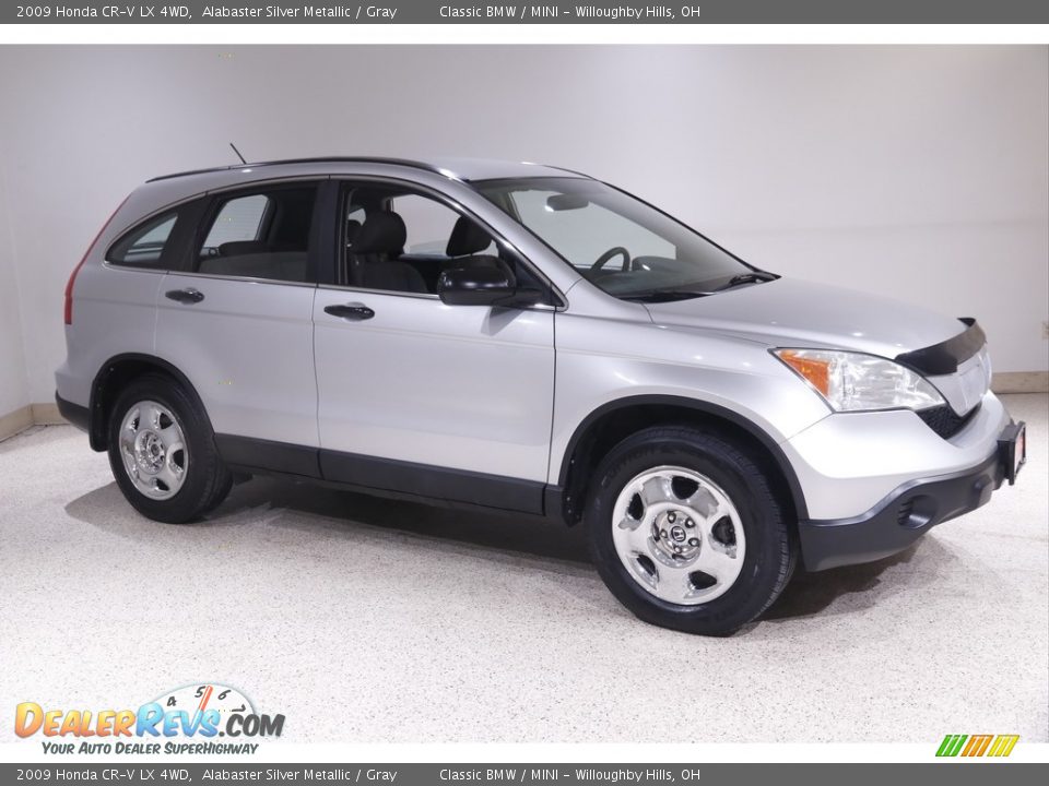 2009 Honda CR-V LX 4WD Alabaster Silver Metallic / Gray Photo #1